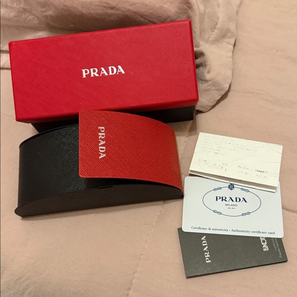 Prada Sleek Black Sunglasses - Picture 6 of 7